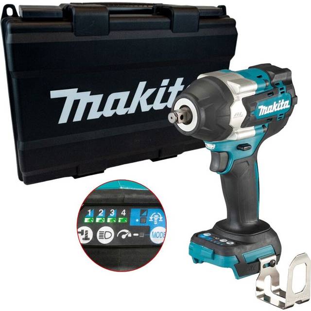 "Makita DTW700Z 18v Brushless Impact Wrench 1/2"" Drive 4 Stage 700Nm Bare + Case"