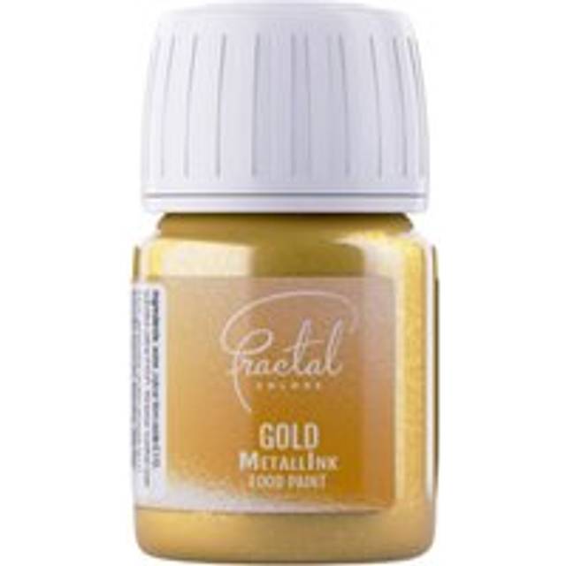 Gold - MetallInk Food Paint 30ml Colour: Gold - Yellow/Gold