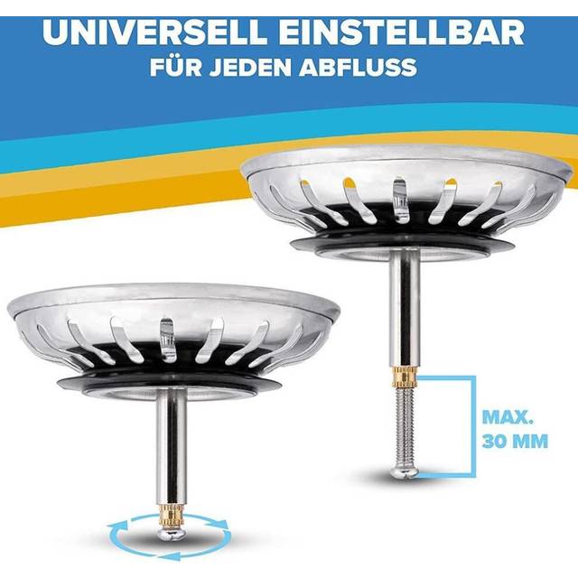 (as the picture, 79mm) For Blanco Replacement Kitchen Sink Strainer Waste Plug Basin Drain Filter