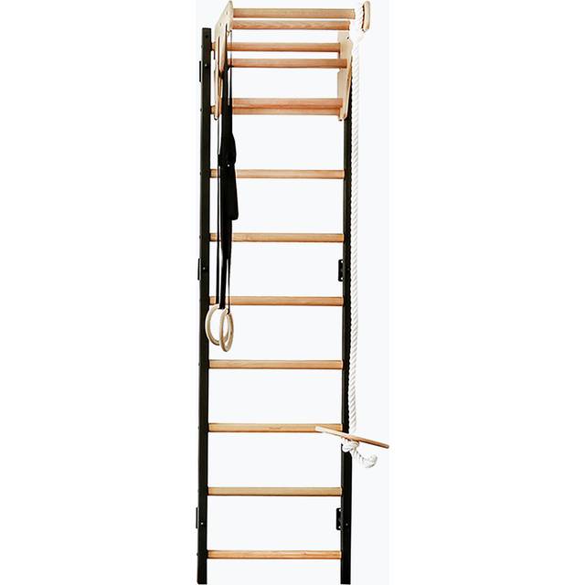 BenchK 700 Black + Wooden Pull Up Bar + Gymnastics Accs