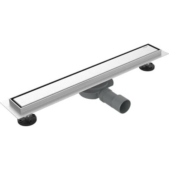 M42001-90 Linear Shower Drain 900mm, 2 in1 Double-sided Tile Insert Stainless Steel Invisible Bathroom Floor Drain Set with Odor Stop and Hair