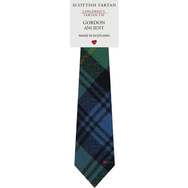 Boys All Wool Tie Woven And Made in Scotland in Gordon Ancient Tartan