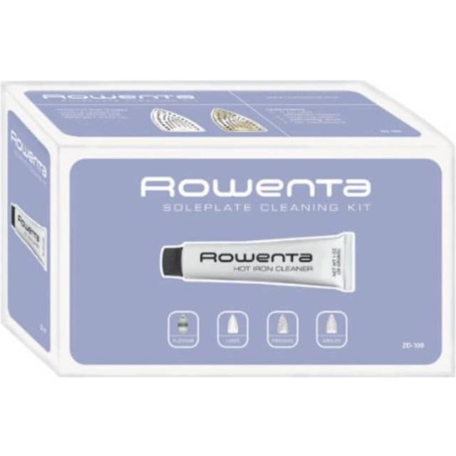 Rowenta ZD110 Non-Toxic Stainless Steel Soleplate Cleaner Kit for Steam Irons with Cleaning and Polishing Cloth