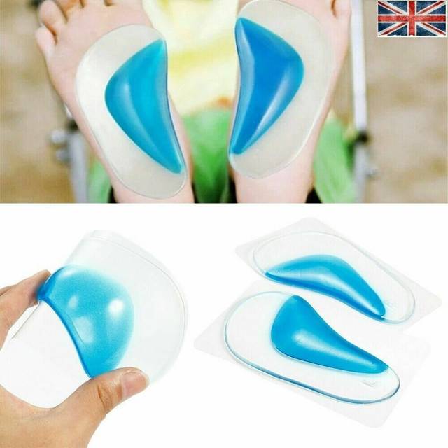 (Adults) Orthopedic Gel Arch Support Insoles Flat Feet