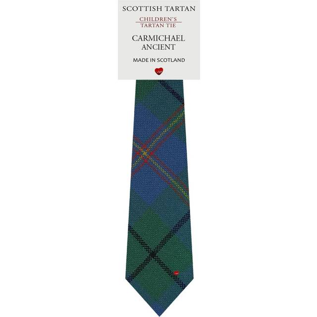 Boys All Wool Tie Woven And Made in Scotland in Carmichael Ancient Tartan