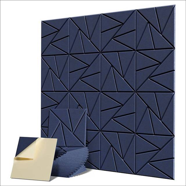 16Pcs Acoustic Panel with Self-Adhesive,12X12X0.4in Sound Proof Panel,Sound Panel High Density Studio Office,2