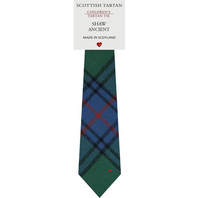Boys All Wool Tie Woven And Made in Scotland in Shaw Ancient Tartan