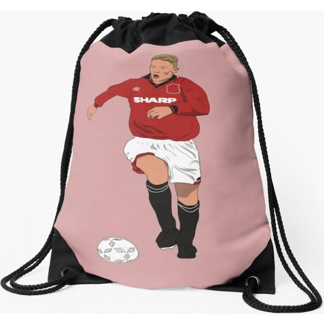 Drawstring Bag Scott McTominay 95-96 Home Kit MUFC Sport Gym Shoe Backpack