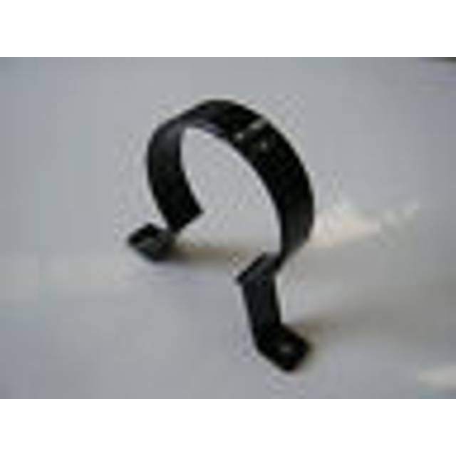Guttering downpipe clip x10 upvc plastic black round