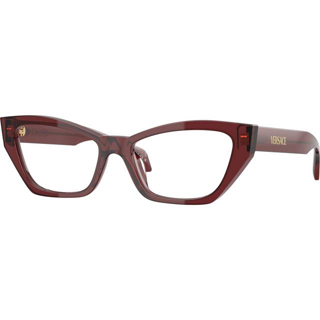 Versace, Glasses, female, Red, 54 MM, Ve3373U 5512 Optical Frame