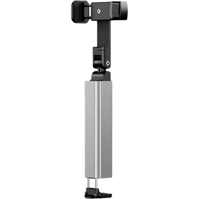Airplane Phone Holder Travel Essentials Flexible Rotation HandFree Mount Seat Smartphone Stand Silver