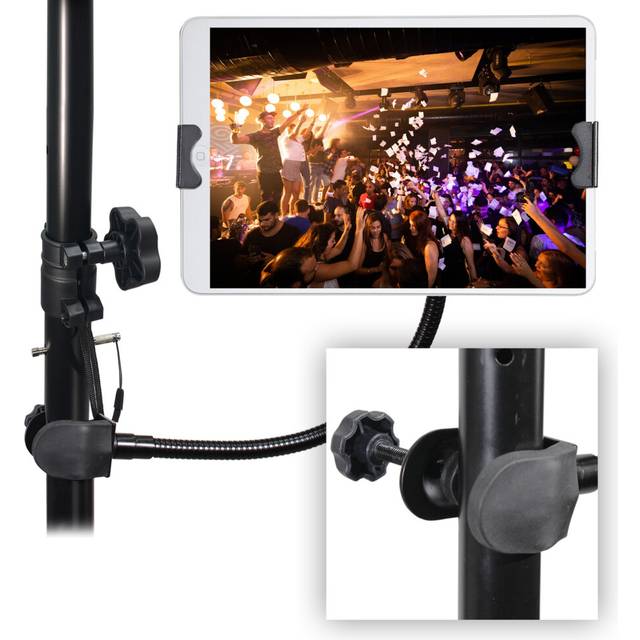 ProX X-MOBITCP20 Mobi Buddy Hands Free Tablet Mobile Device Clip Kit DJ Cellphone holder Selfie Stick Table Stand Tripod Clamp and Case