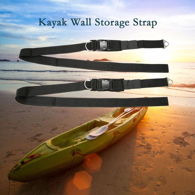 Kayak Wall Hanger Straps Webbing for Boat Kayak/SUP Storage Wall Storage Strap Rack Hanger Boat Keeper Garage Hanger 1
