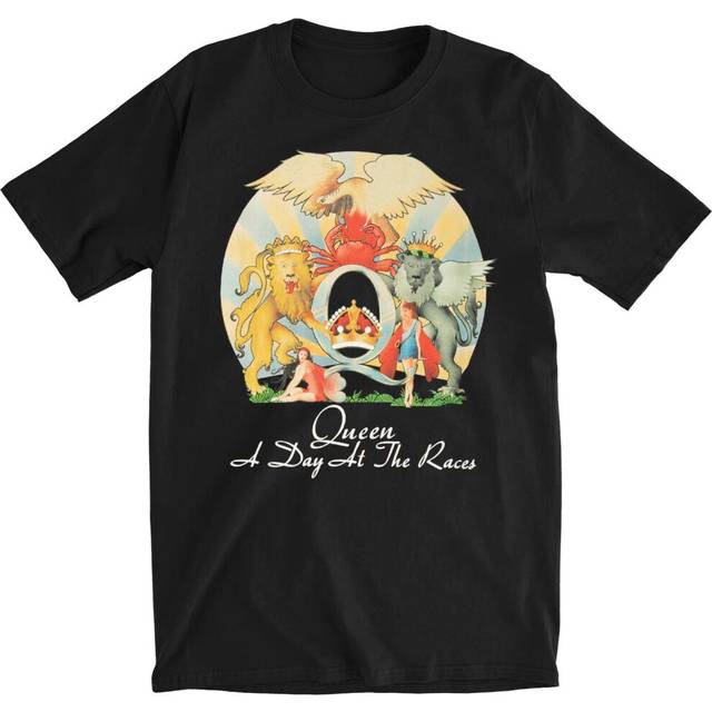 Queen Men's Day at The Races T-Shirt Small Black