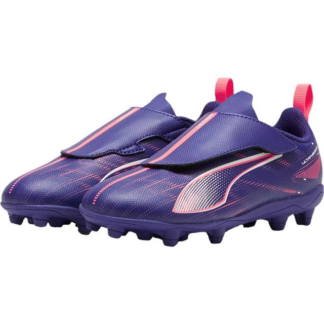 Puma Childrens/Kids Ultra 5 Play Firm Ground Football Boots 2 UK vit/violett