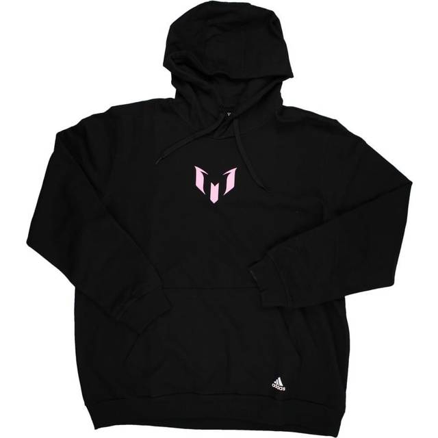 '23-'24 Inter Miami Messi No10 Hoodie (Black) Men's Polyester Made By: Adidas