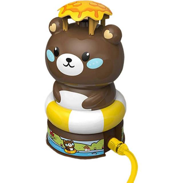 (Coffee, One size) 2025 New Sprinkler for Kids - Rocket Water Toys for Child- Kids Sprinkler Rocket Launcher, Attaches to Garden Hose Splashing Fun To