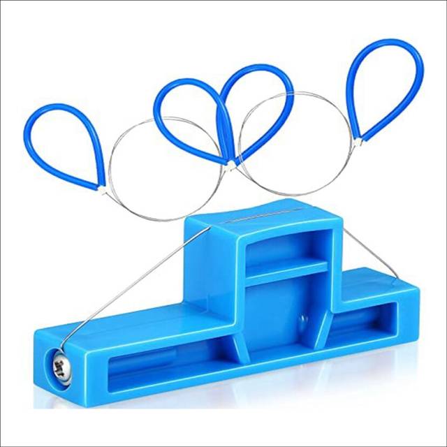 3Pcs Angle Cutting Clay Tool and Clay Wire Set Include Steel Wire Bevel Cutter Bevel Tool for Pottery Sculpting