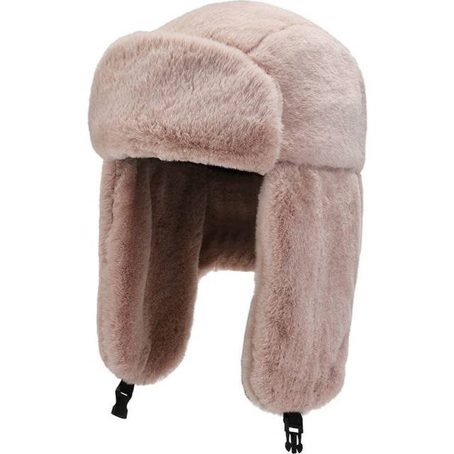 (C-Pink) Women Warm Earmuffs Thicken Ear-flapped Hat Winter Cashmere Plush Cotton