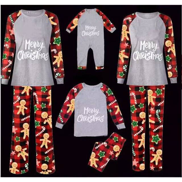 (Kids-11-12 Years, Grey) UK Family Matching Christmas Pyjamas Adult Kids Xmas Nightwear Pajamas Pjs Set