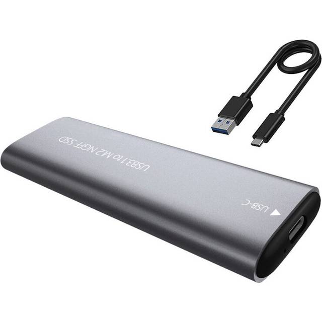 (NGFF-5GB) M.2 HHD Box Type-C 3.1 Aluminum Alloy for 2230/2242/2260/2280 SSD (NGFF 5Gpbs)
