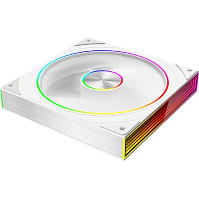 PC Case Fan Star Ring 140mm 5V 3Pin ARGB Cyclic Mirror Light Effect Lian PWM 650 to 1800RPM Cooling White B