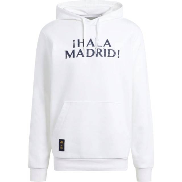 '23-'24 Real Madrid DNA Hoody (White) Men's XXL Polyester Made By: Adidas