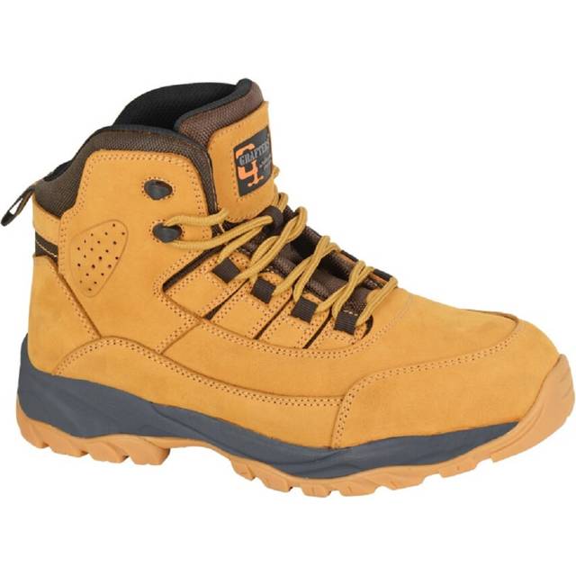 Grafters Longthorn Men's Safety Boot | Safety Boots  | Tan  | UK Size 8
