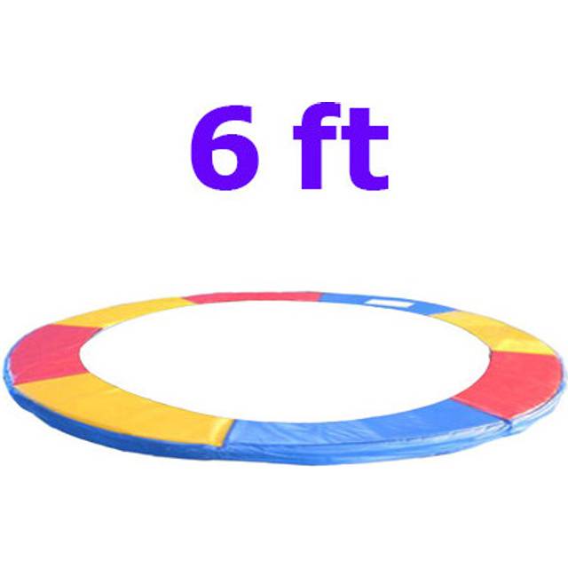 (6FT Tri-colour) Greenbay 6ft 8ft 10ft 12ft 13ft 14ft Replacement Trampoline Surround Pad Foam Safety Guard Spring Cover Padding Pads
