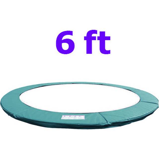 (6FT Green) Greenbay 6ft 8ft 10ft 12ft 13ft 14ft Replacement Trampoline Surround Pad Foam Safety Guard Spring Cover Padding Pads