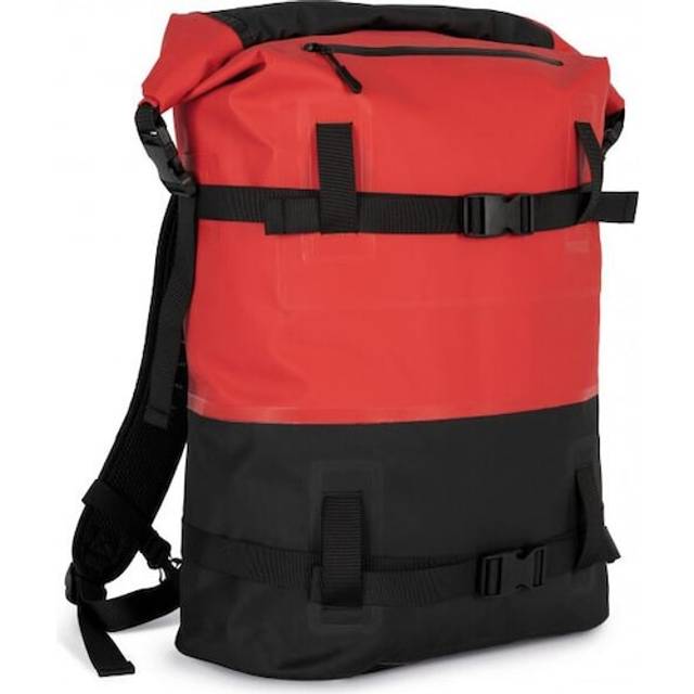 Waterproof backpack with compression straps Kimood - Rouge