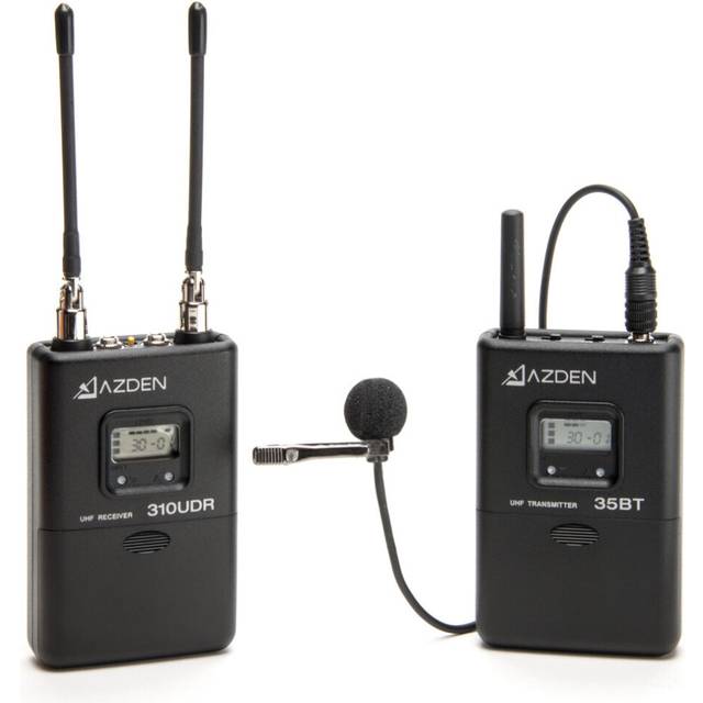 Azden 310LT UHF On-Camera Body-Pack Wireless Microphone System Tx-Rx AZD310L Kit