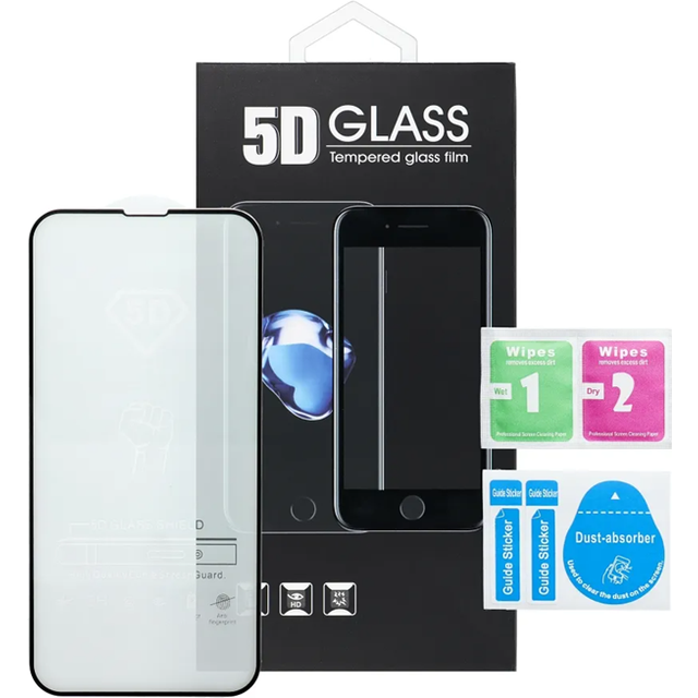 Xiaomi 13T/13T Pro HÃ¤rdat Glas SkÃ¤rmskydd 5D Full Glue - Svart