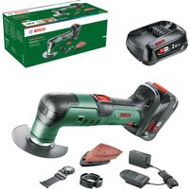 Bosch UNIVERSALMULTI 18V-32 P4A 18v Cordless Starlock Oscillating Multi Tool 2 x 2ah Li-ion Battery Charger No Case