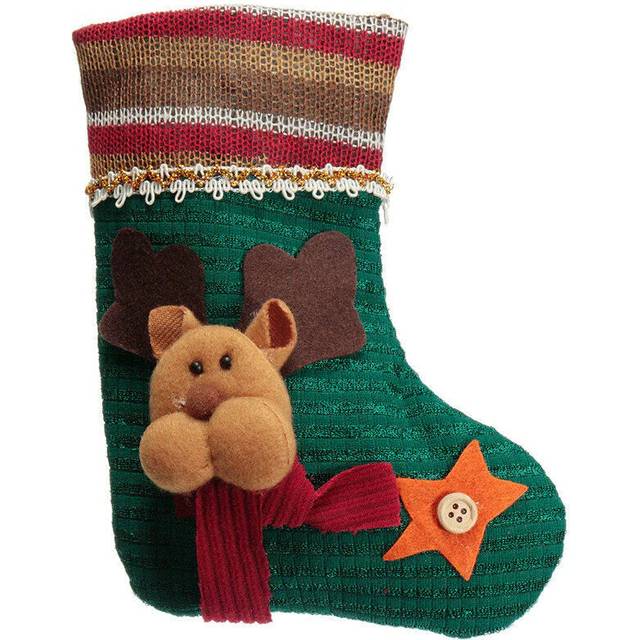 (Bear) Unisex Cotton Jacquard Santa Claus Snowman Elk Winter Socks