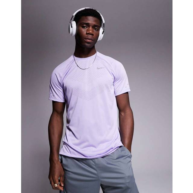 Nike - Stride Dri-Fit ADV Short-Sleeve Running Top - Running shirt size M, white
