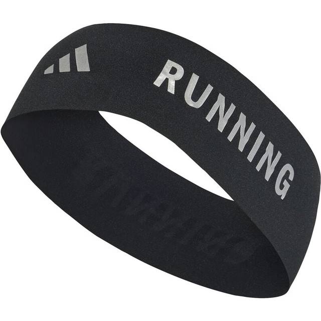 adidas Run ClimaCool Headband - Black, Silver, Size M - black