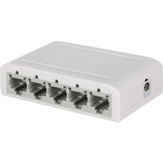 5 Port Gigabit Data Switch,Network Hub,Desktop Ethernet Splitter,Plug & Play Shielded Ports Fanless Quiet Mini Portable