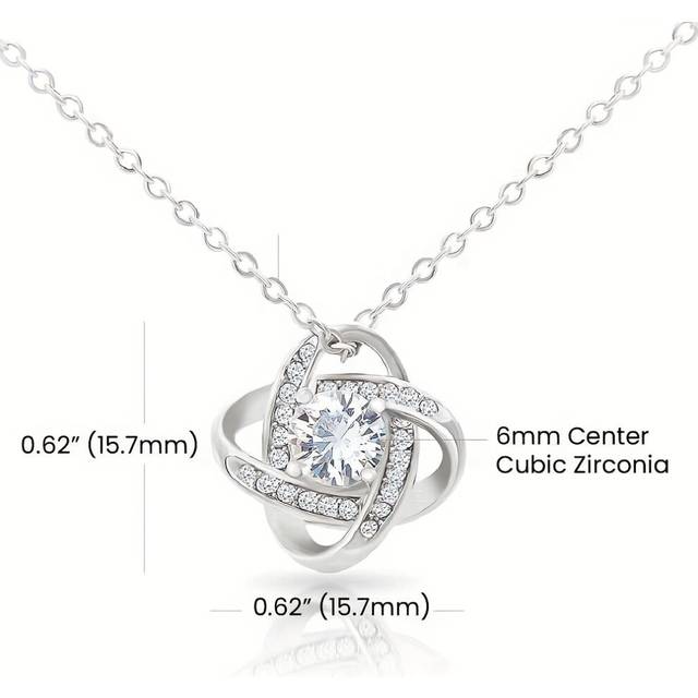 (Platinum Plated, 45cm) Elegant rhinestone pendant necklace with gift box - perfect for parties, birthdays