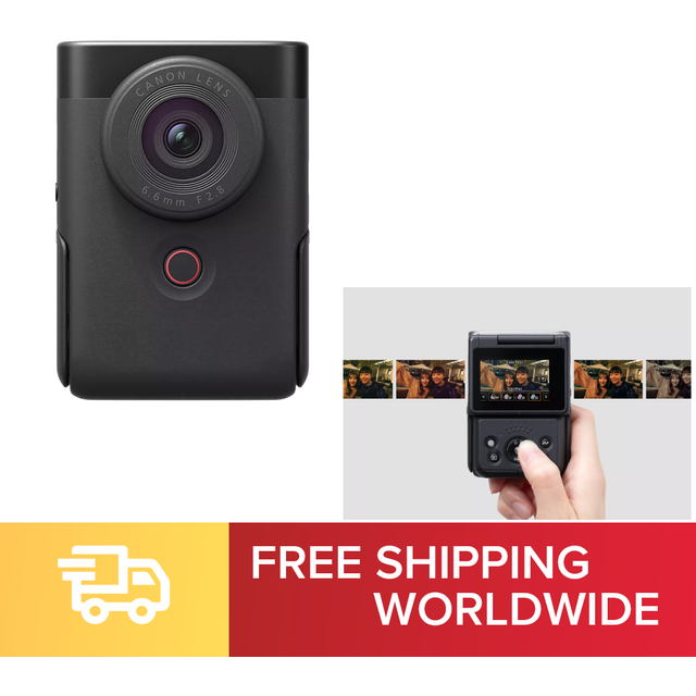 Canon powershot v10 vlog camera 1" cmos sensor 4k video (black)