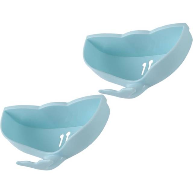 2Pcs Wall Hanging Hooks Wall-Mounted Soap Support Punch-Free Soap Holder Wall Soap Holder Bracket with Hook