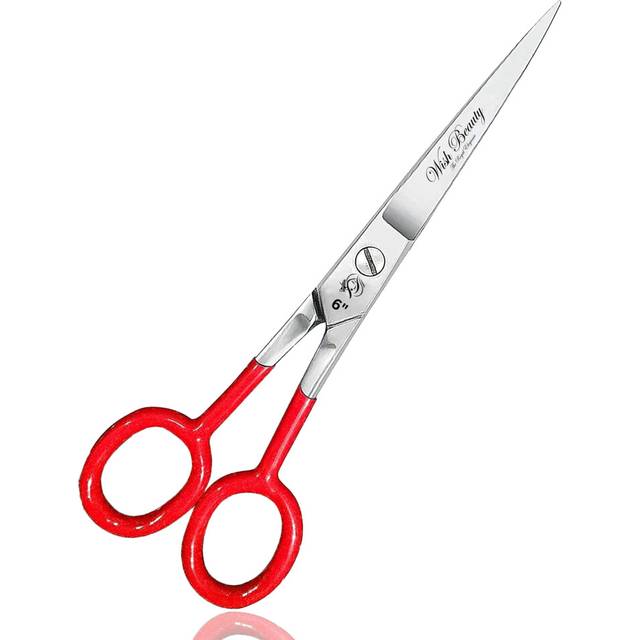 "Glamified Glam Professional 6"" Hairdressing Scissors Hair Cutting Scissors Shears for Barber- with Antibacterial Comfort Rubber Grip 100% Stainless"