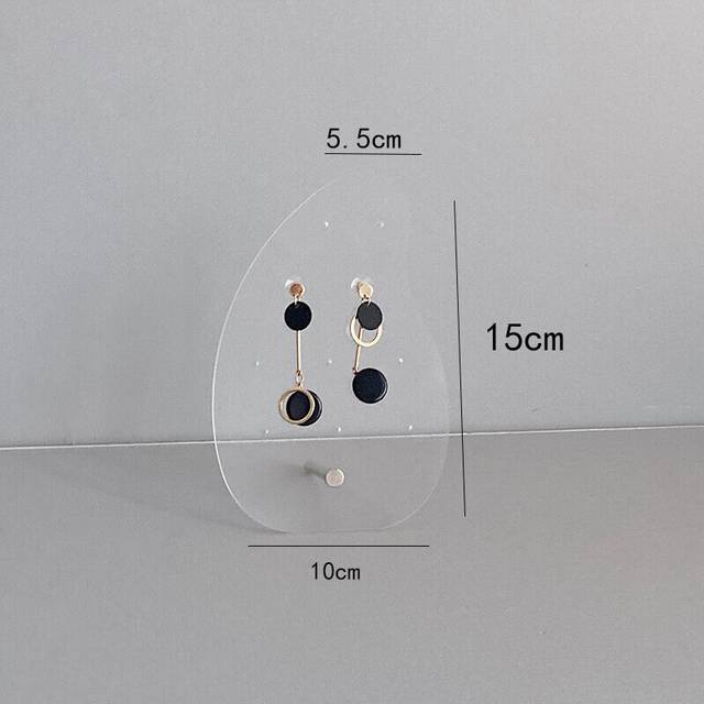 (a-Small) Transparent Acrylic Stud Earrings Display Stand Rack Dressing Table Eardrop Jewelry Hanging Organizer Earrings Photography Props