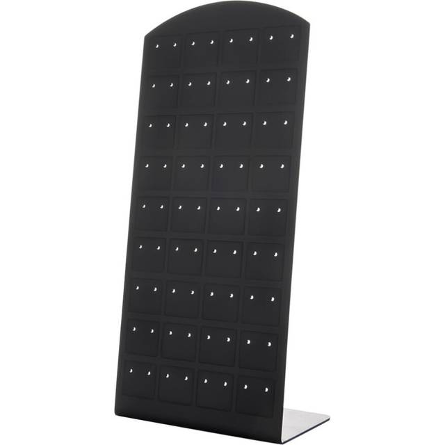(a-72 holes black) 24/44/66Holes Earrings Holder Jewelry Organizer Display Tree Earrings Stand with Wooden Base Stand Hanging Earring Ear Stud Rack