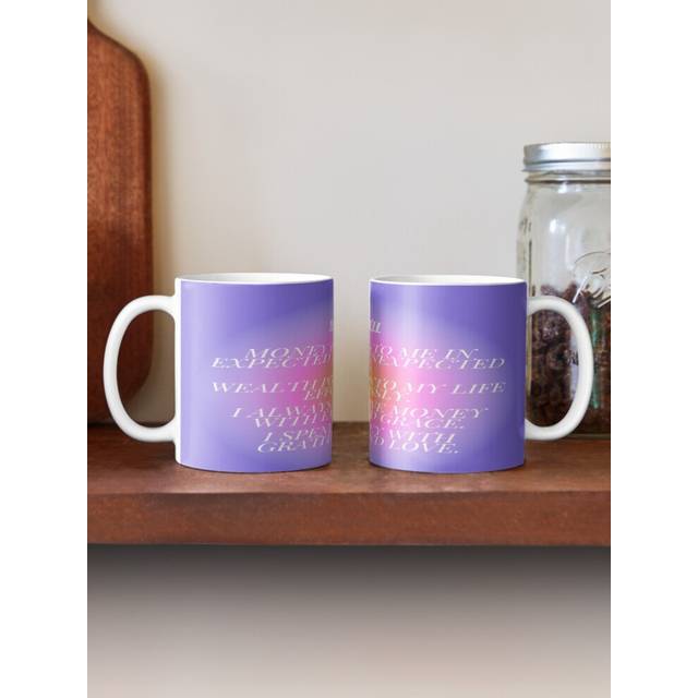 (Daily Affirmation For Wealth-8432) Coffee Mugs 11oz dream big Ceramic Mug Cute Novelty Christmas Gifts