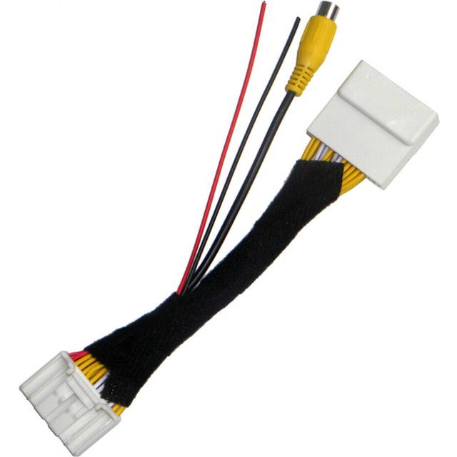 28 Pin Car RCA Video Reverse Camera Convert Cable Adapter for 2 3 6 -5 Demio Axela Roadster MX-5 Miata