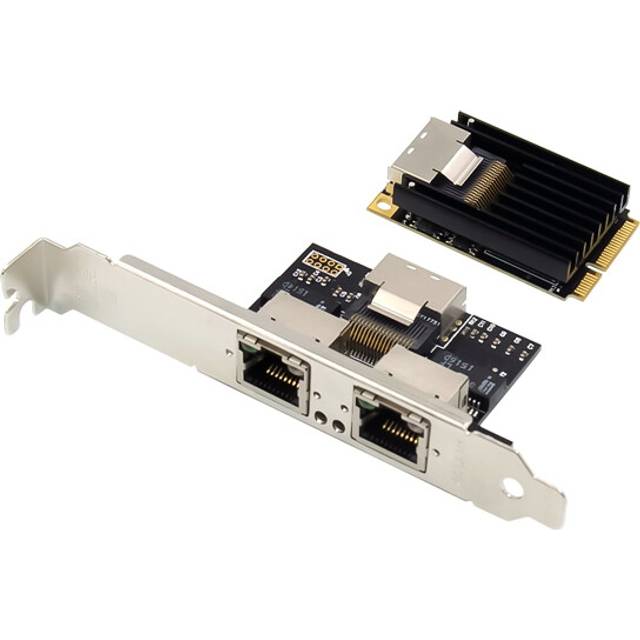 SUNWEIT ST7242 I350AM2 Mini PCIE Dual Port Gigabit Copper Industrial LAN Server Network Card