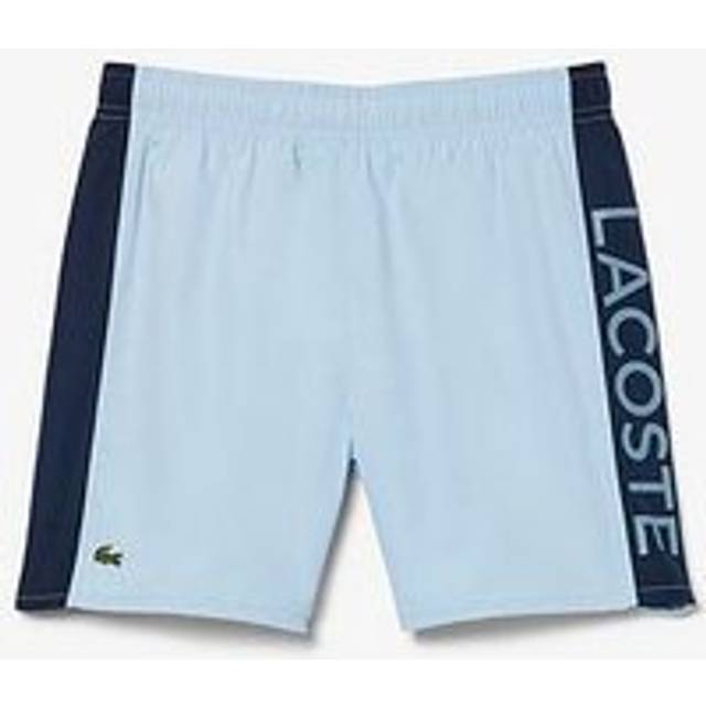 Lacoste Colour-Block Swim Trunks Size 6 years Light Blue / Navy Blue