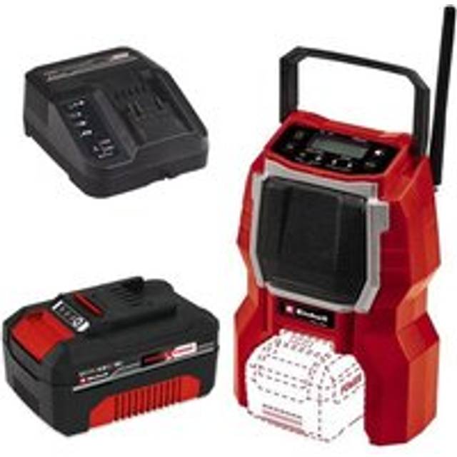 3408017 Cordless Site Radio Bluetooth Speaker + 4AH Battery Kit - Einhell
