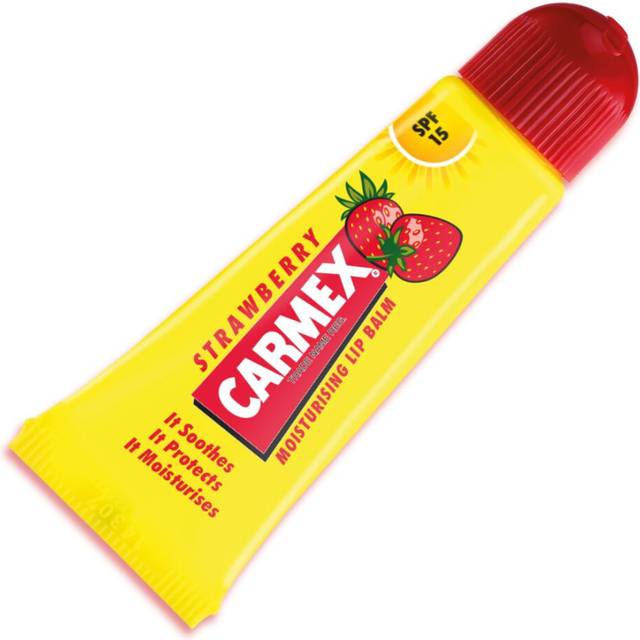 Carmex Strawberry Moisturising Lip Balm Tube 10 g